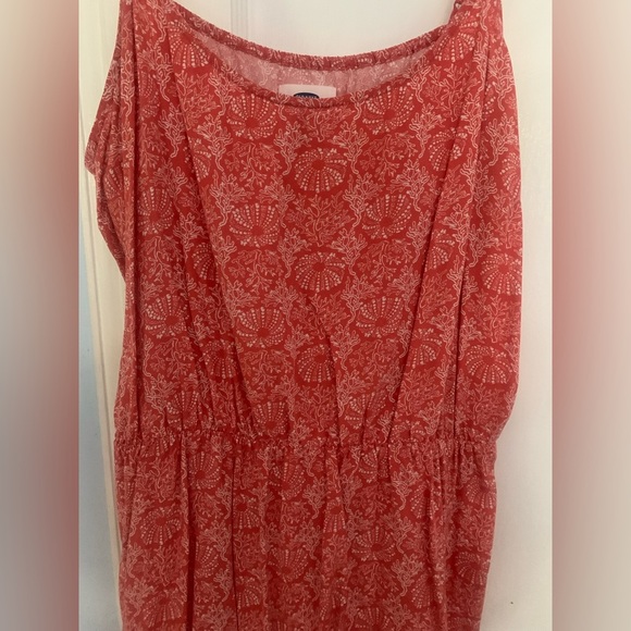 Old Navy Orange Shells Print Cami Dress Women's Size XL - Picture 7 of 13